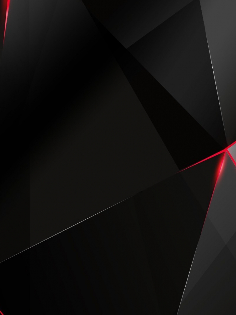 Red And Black Polygon Wallpapers