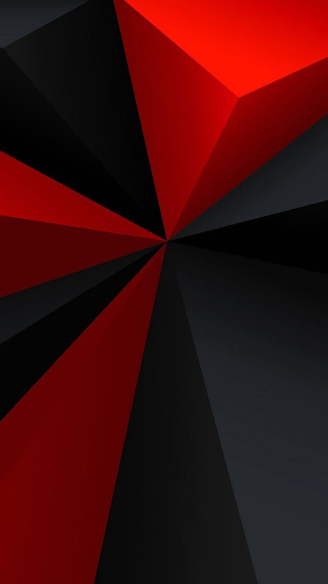 Red And Black Polygon Wallpapers