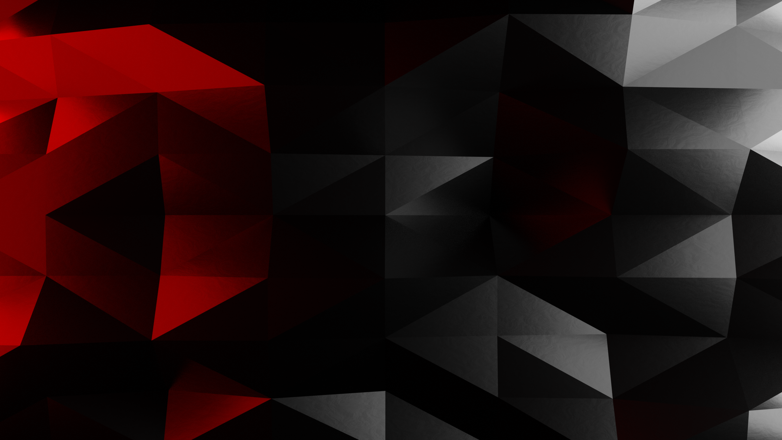 Red And Black Polygon Wallpapers