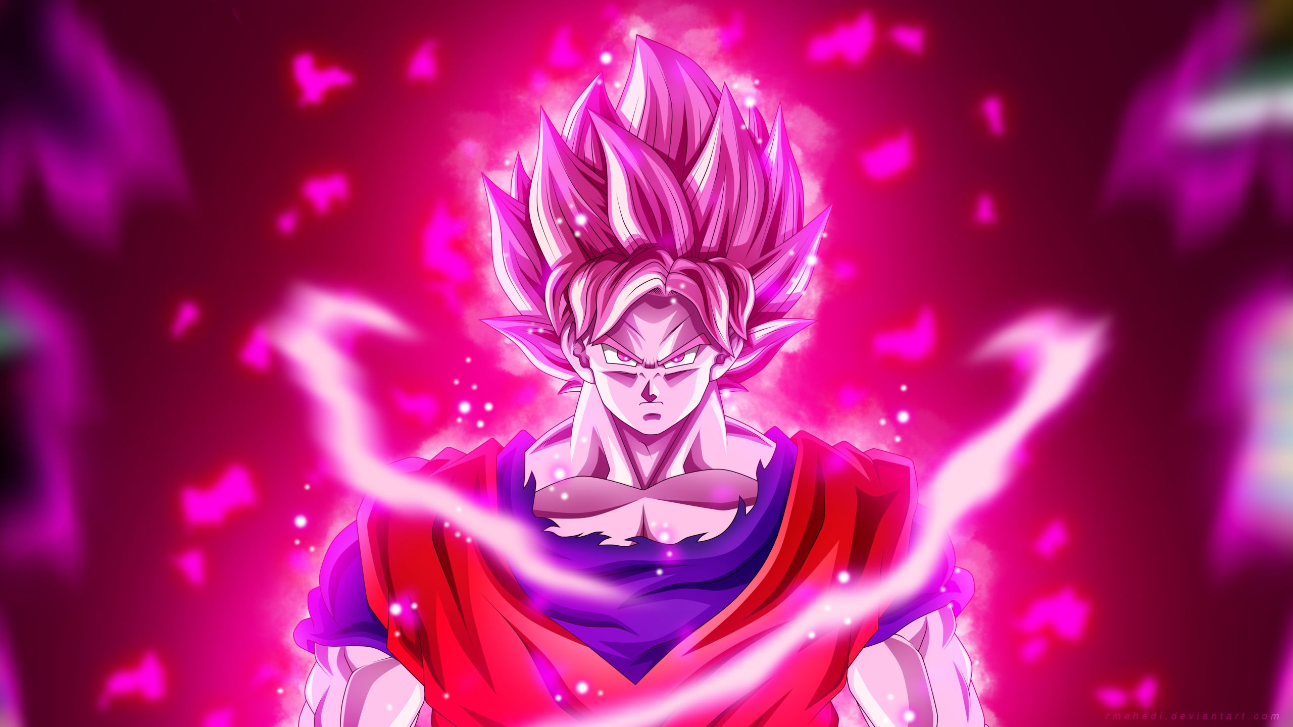 Red And Blue Goku Wallpapers