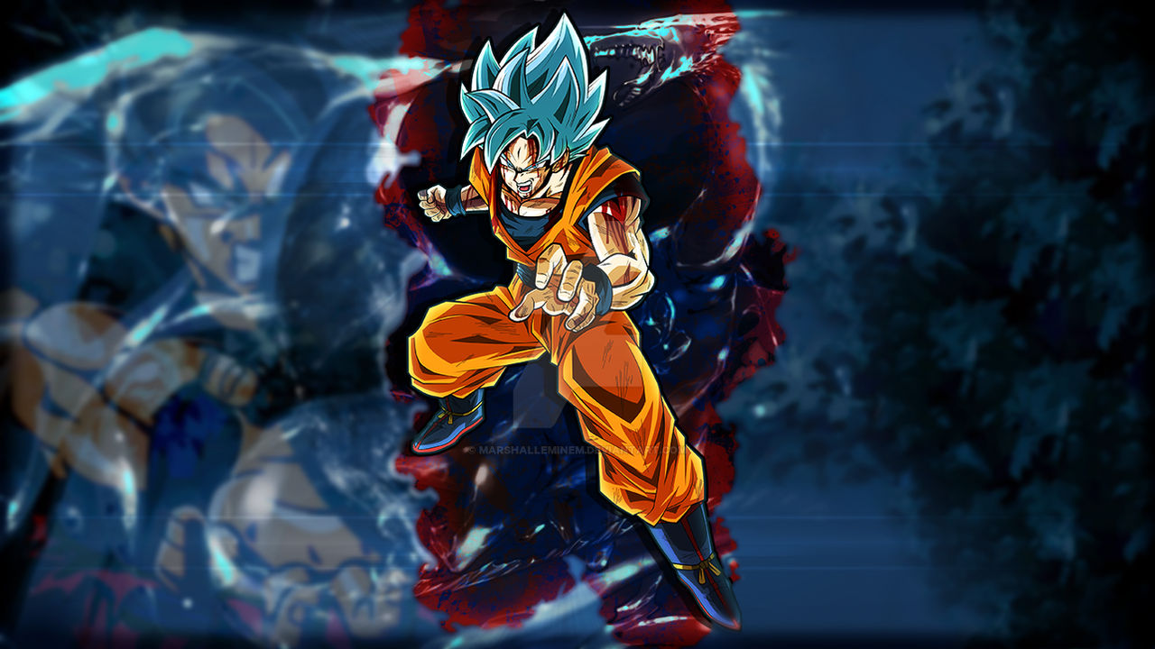 Red And Blue Goku Wallpapers