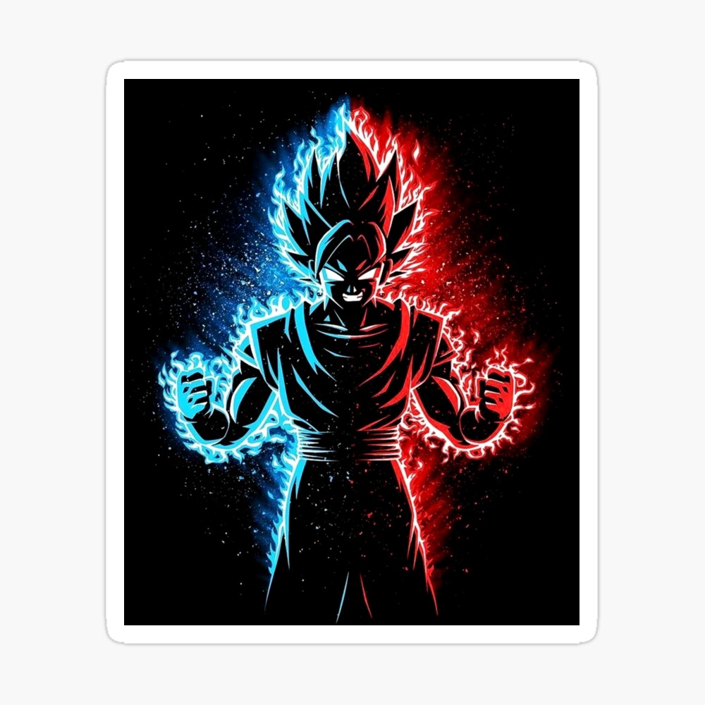 Red And Blue Goku Wallpapers