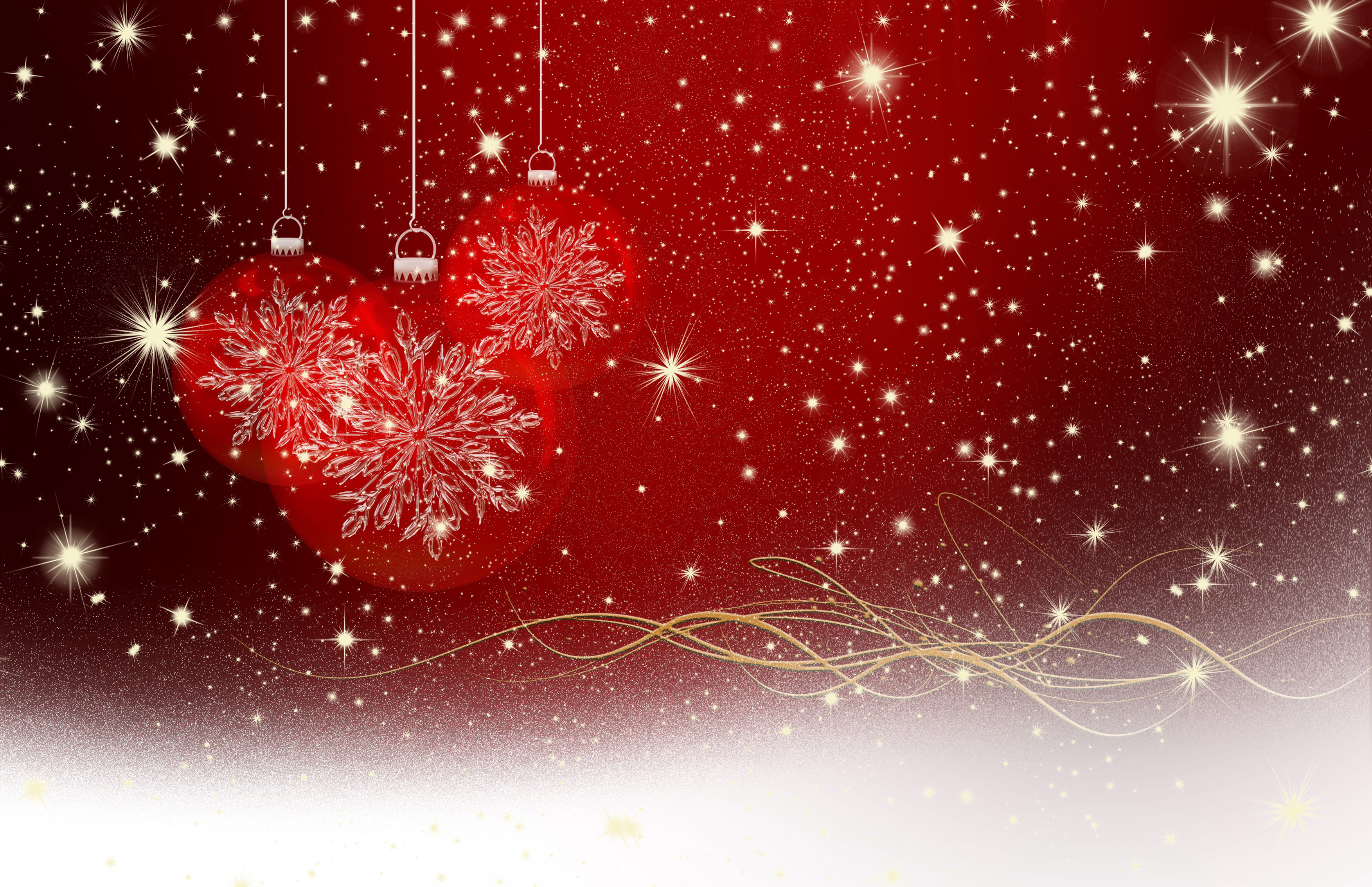 Red And Gold Christmas Wallpapers