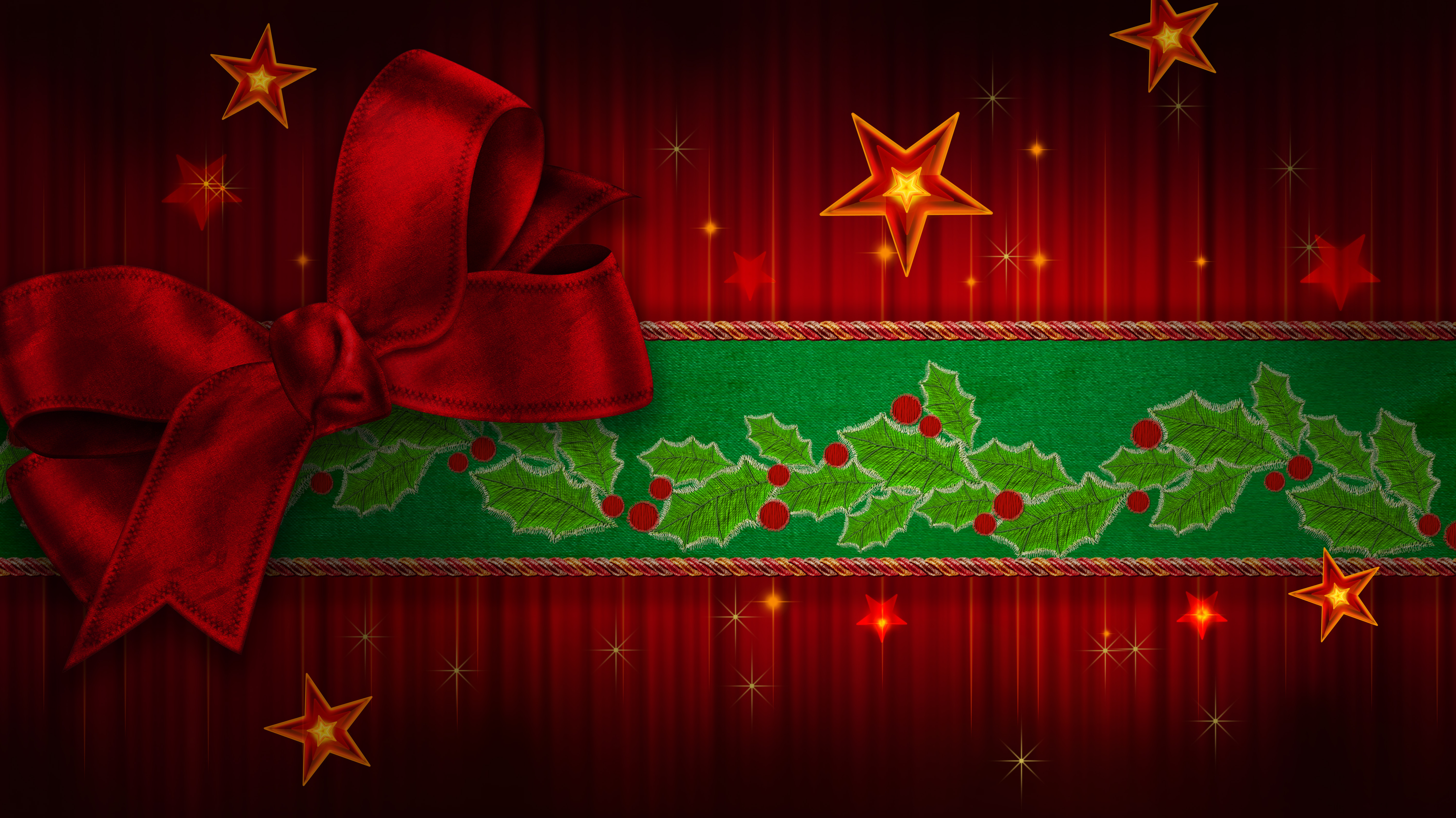 Red And Green Christmas Wallpapers