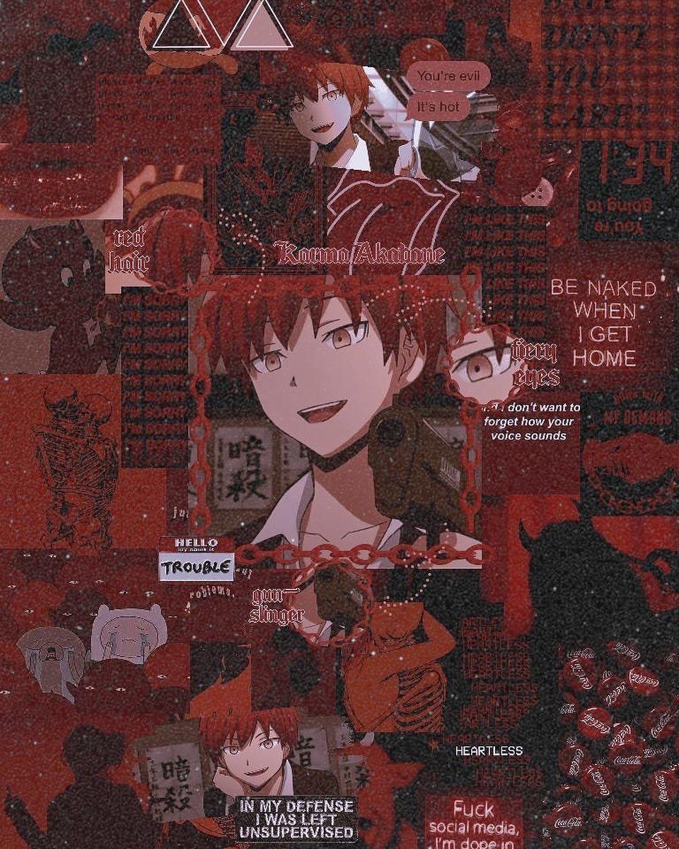 Red Anime Aesthetic Wallpapers