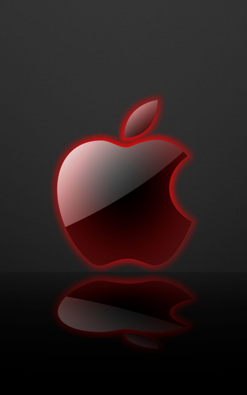 Red Apple Logo Iphone 6 Wallpapers