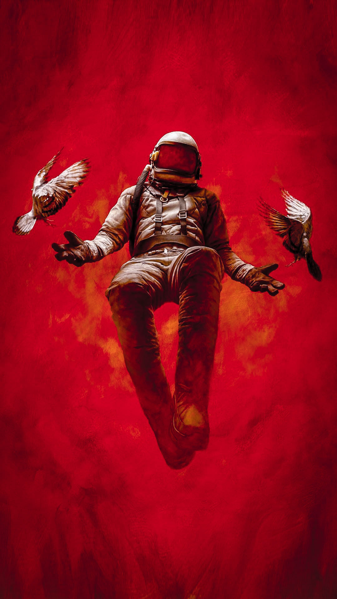 Red Astronaut Wallpapers