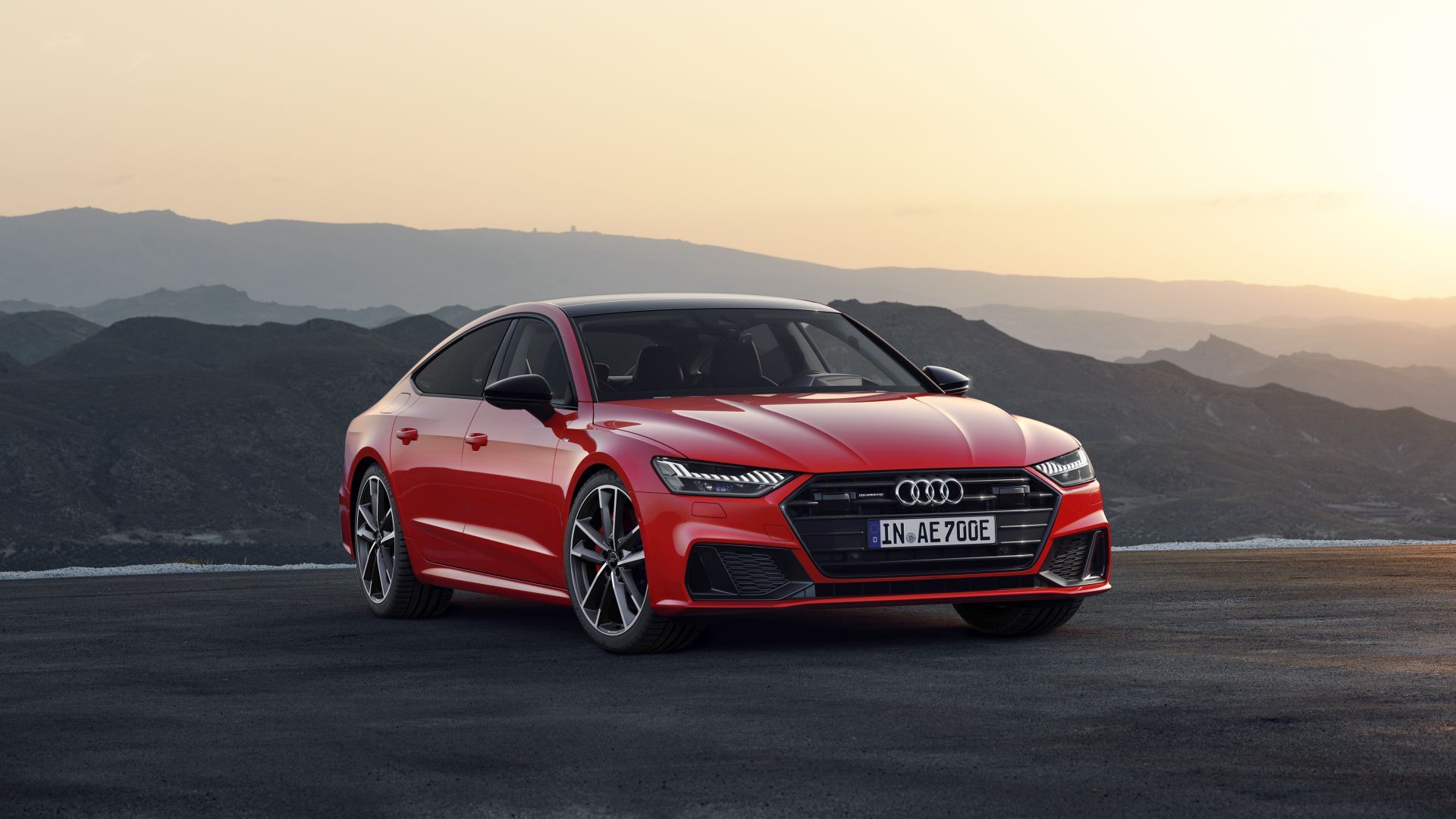 Red Audi A7 Wallpapers