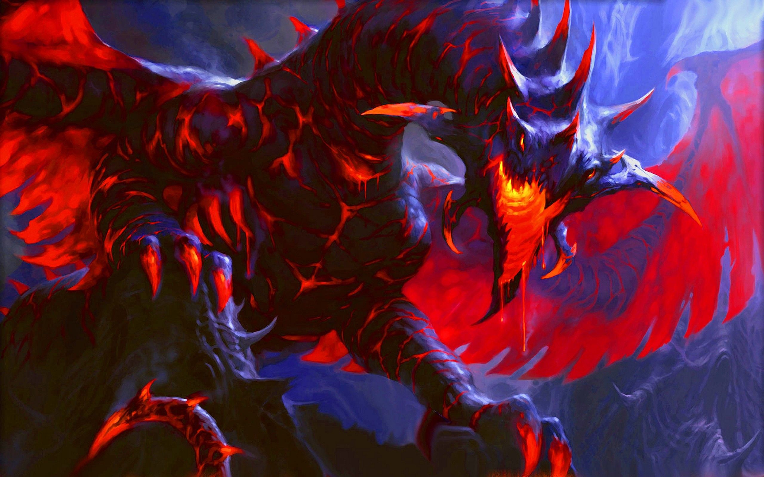 Red Black Dragon Wallpapers