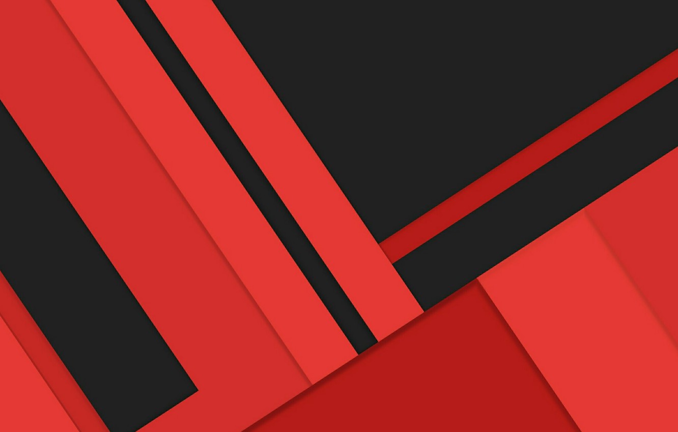 Red Black Geometric Wallpapers