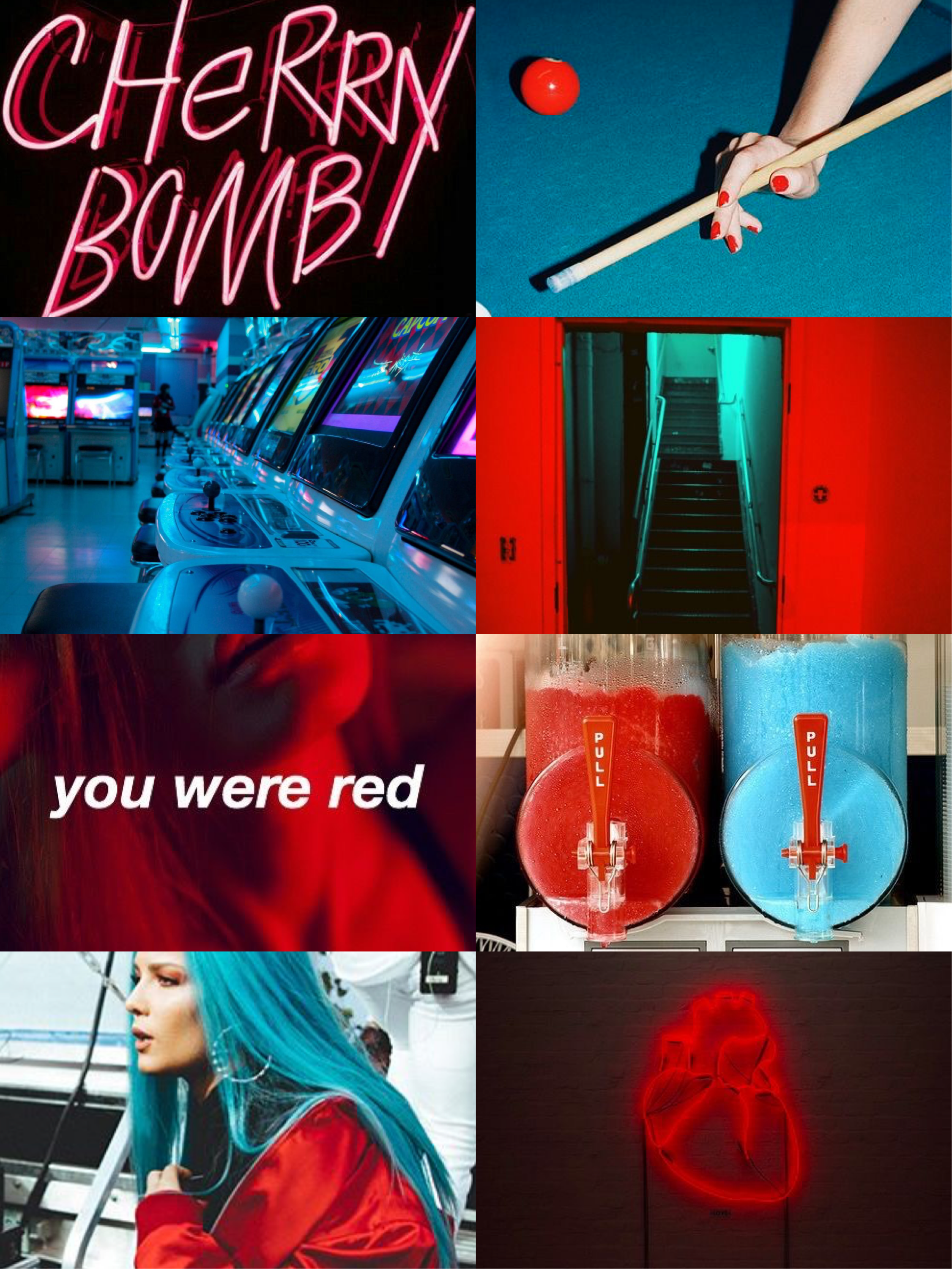 Red Blue Aesthetic Wallpapers