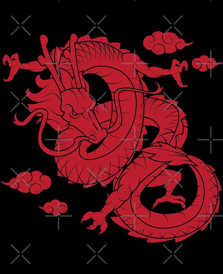 Red Chinese Dragon Aesthetic Wallpapers