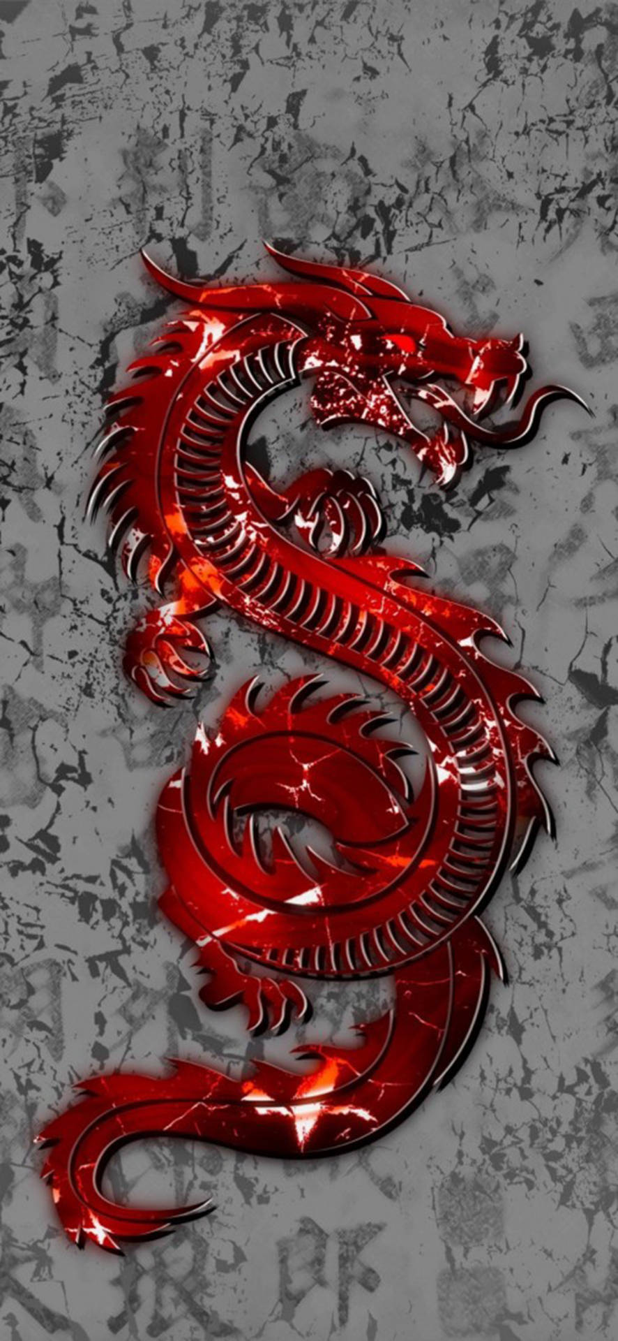 Red Chinese Dragon Aesthetic Wallpapers