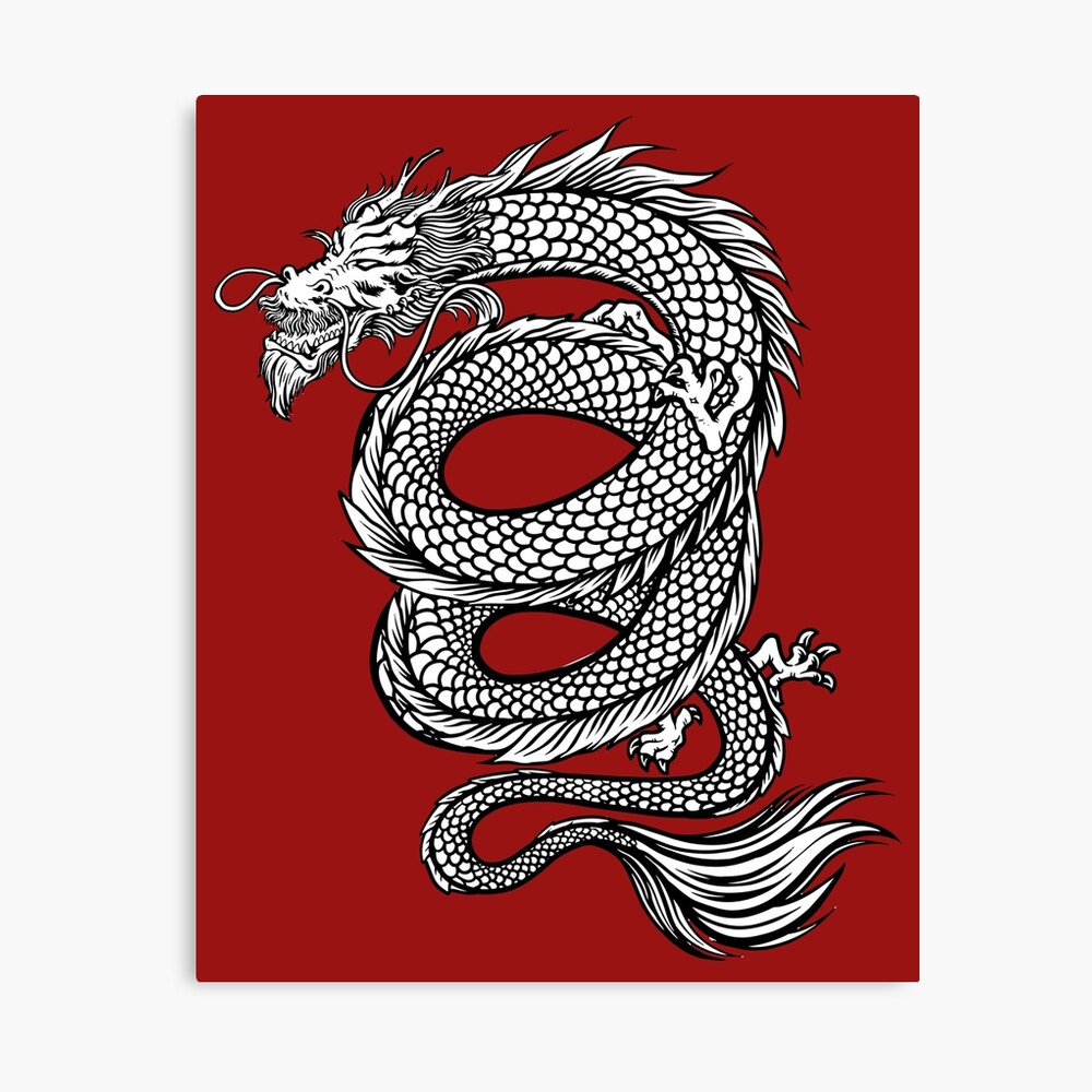 Red Chinese Dragon Aesthetic Wallpapers