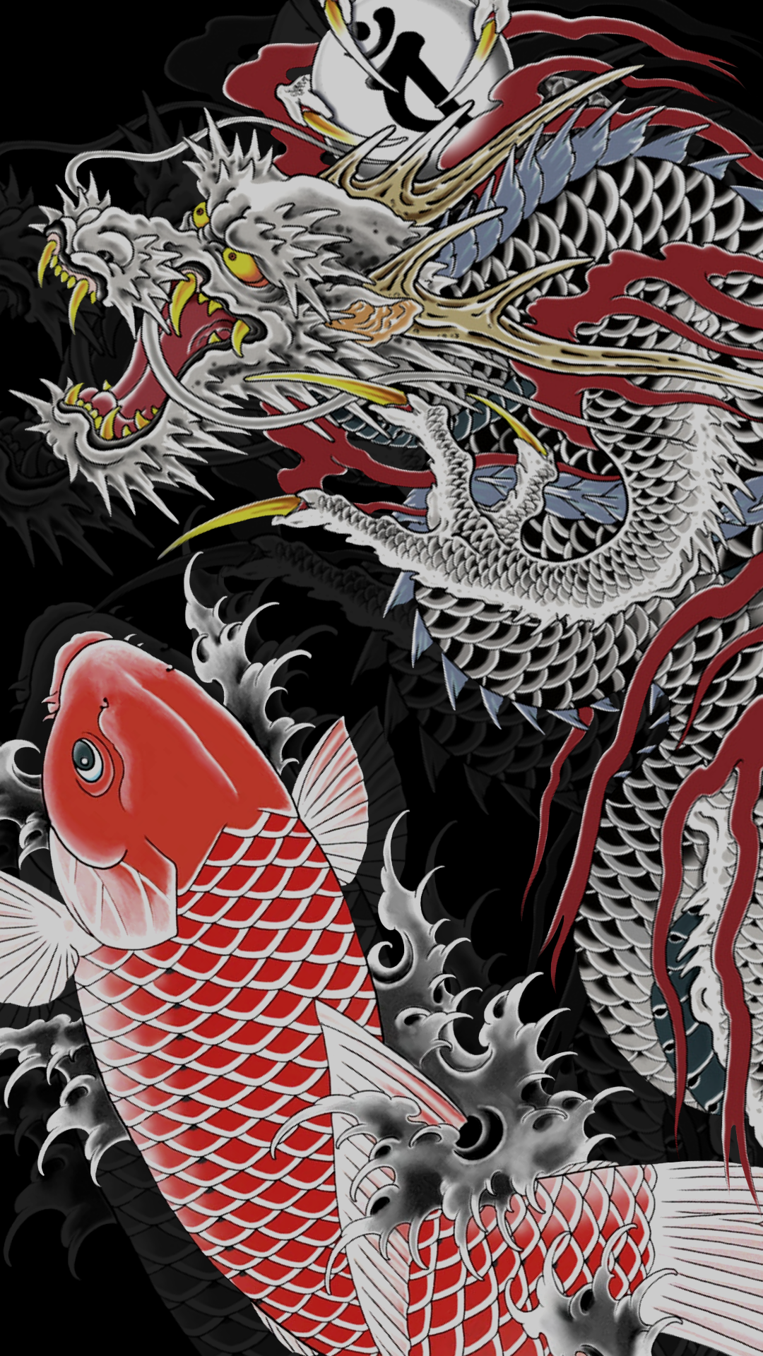 Red Chinese Dragon Aesthetic Wallpapers