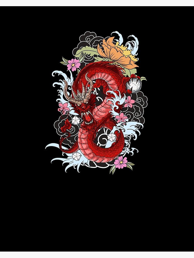 Red Chinese Dragon Aesthetic Wallpapers