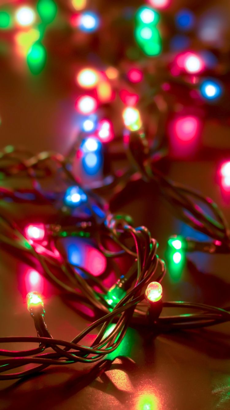 Red Christmas Lights Wallpapers