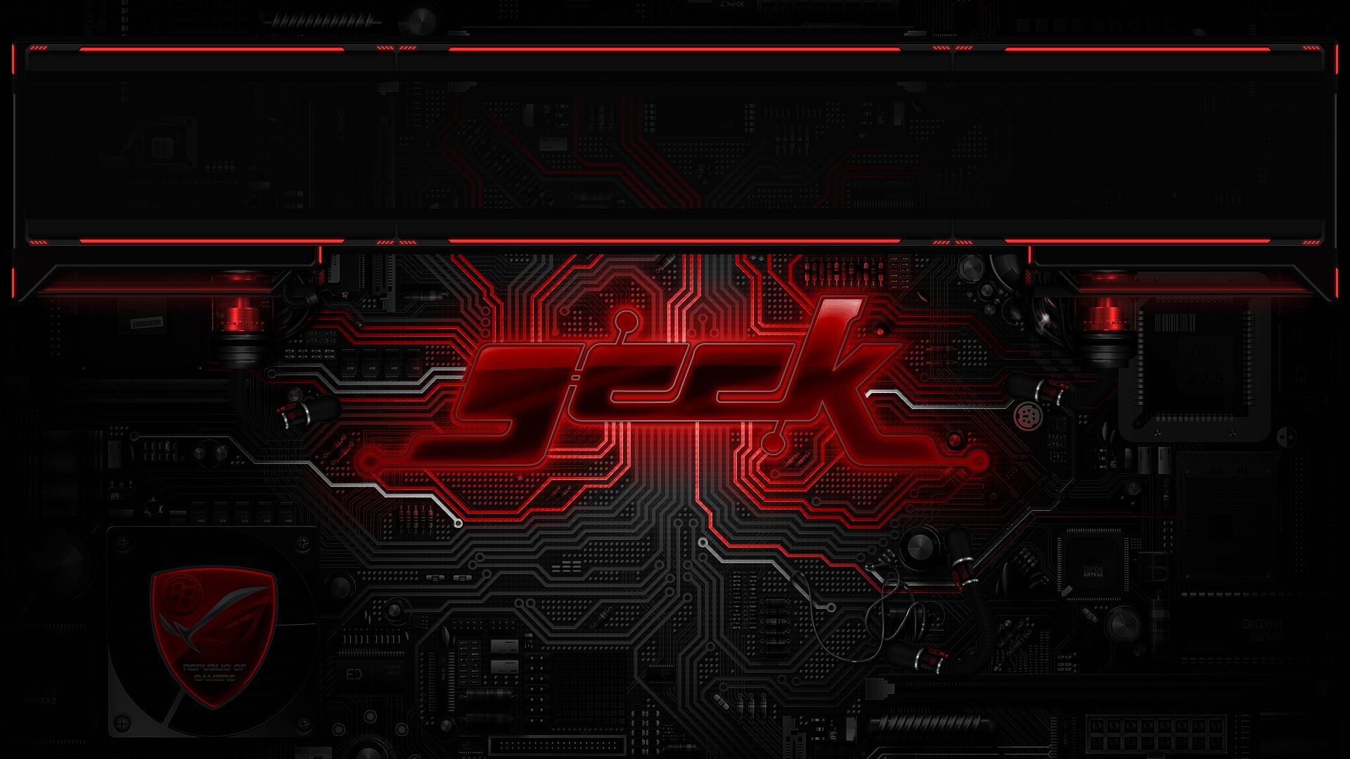 Red Circuit Wallpapers