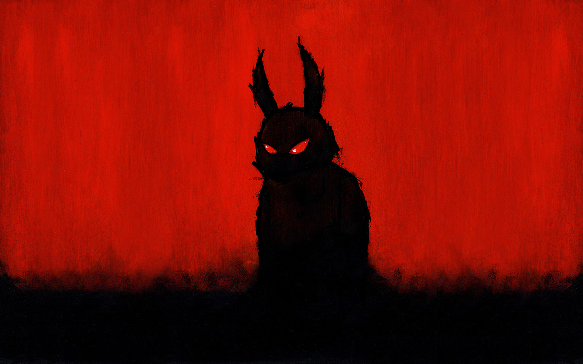 Red Creepy Background