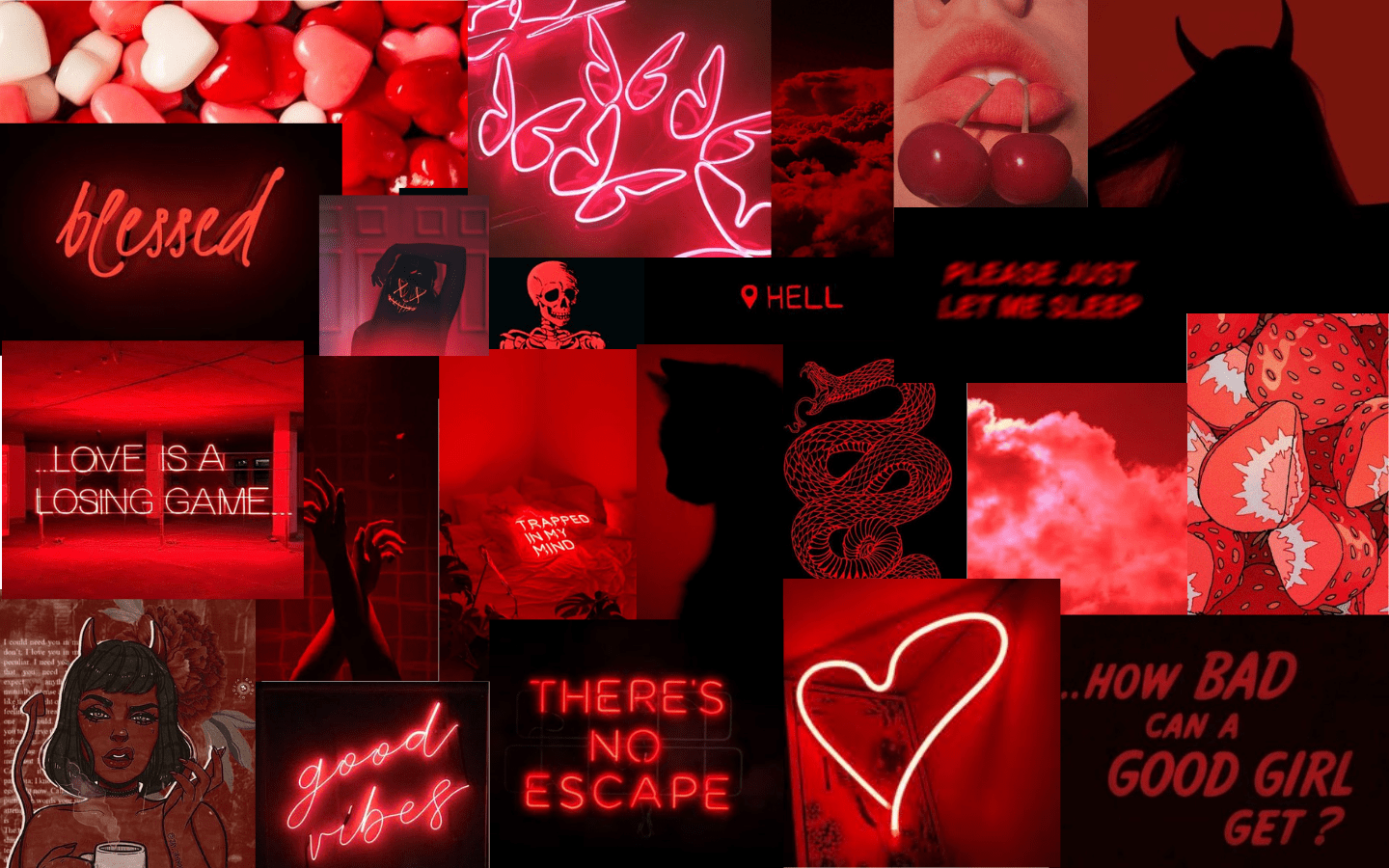 Red Cute Aesthetic Wallpapers