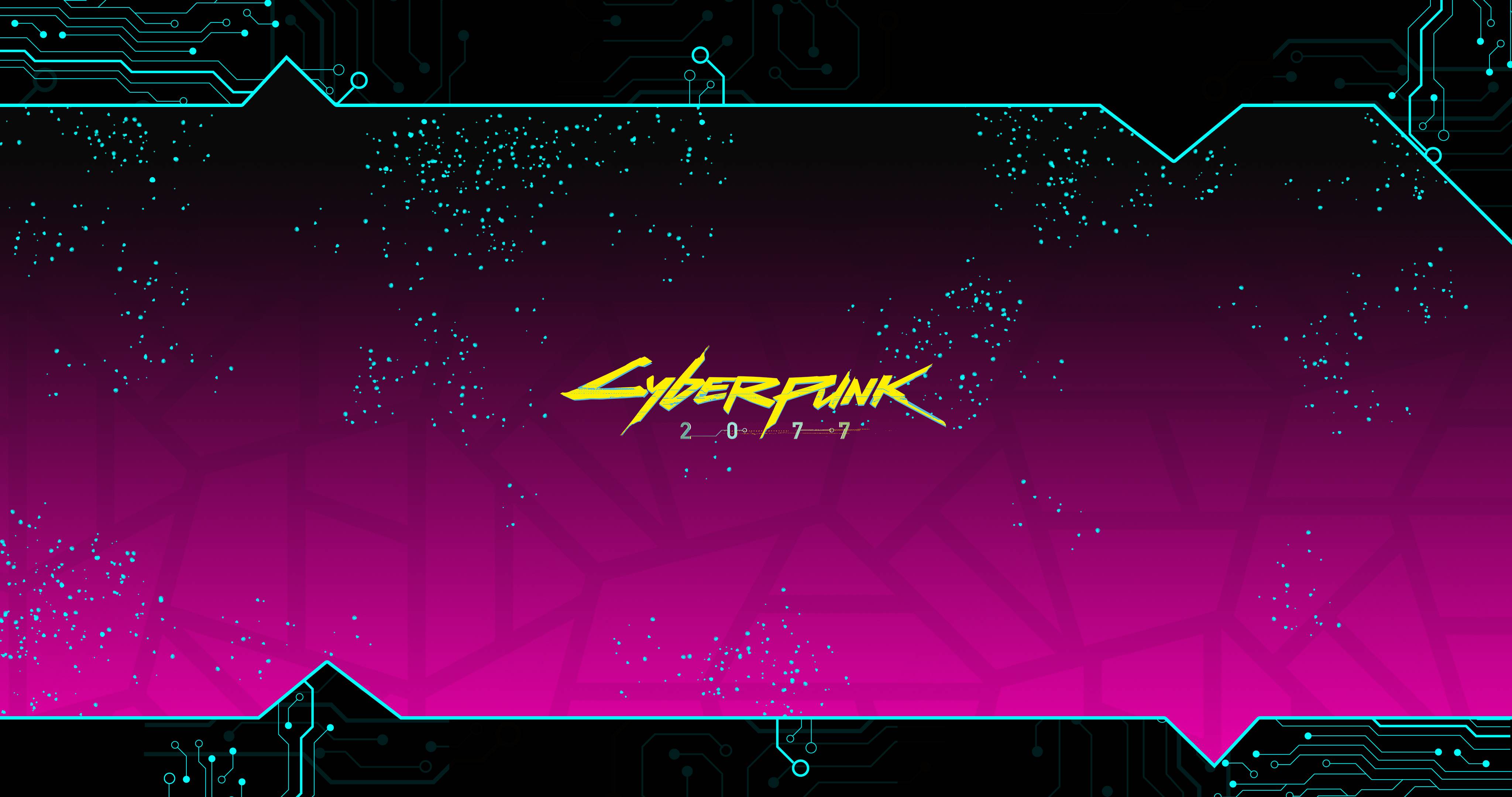 Red Cyberpunk Logo Wallpapers