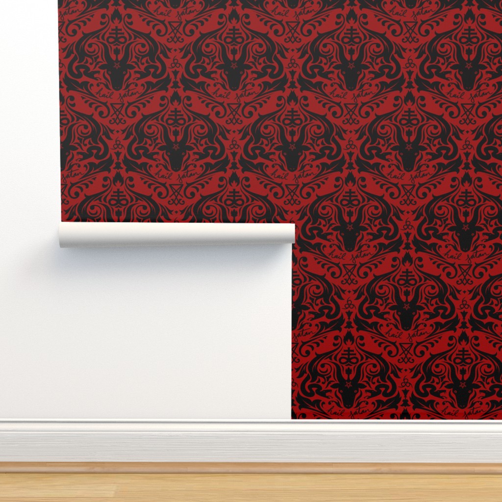 Red Damask Wallpapers