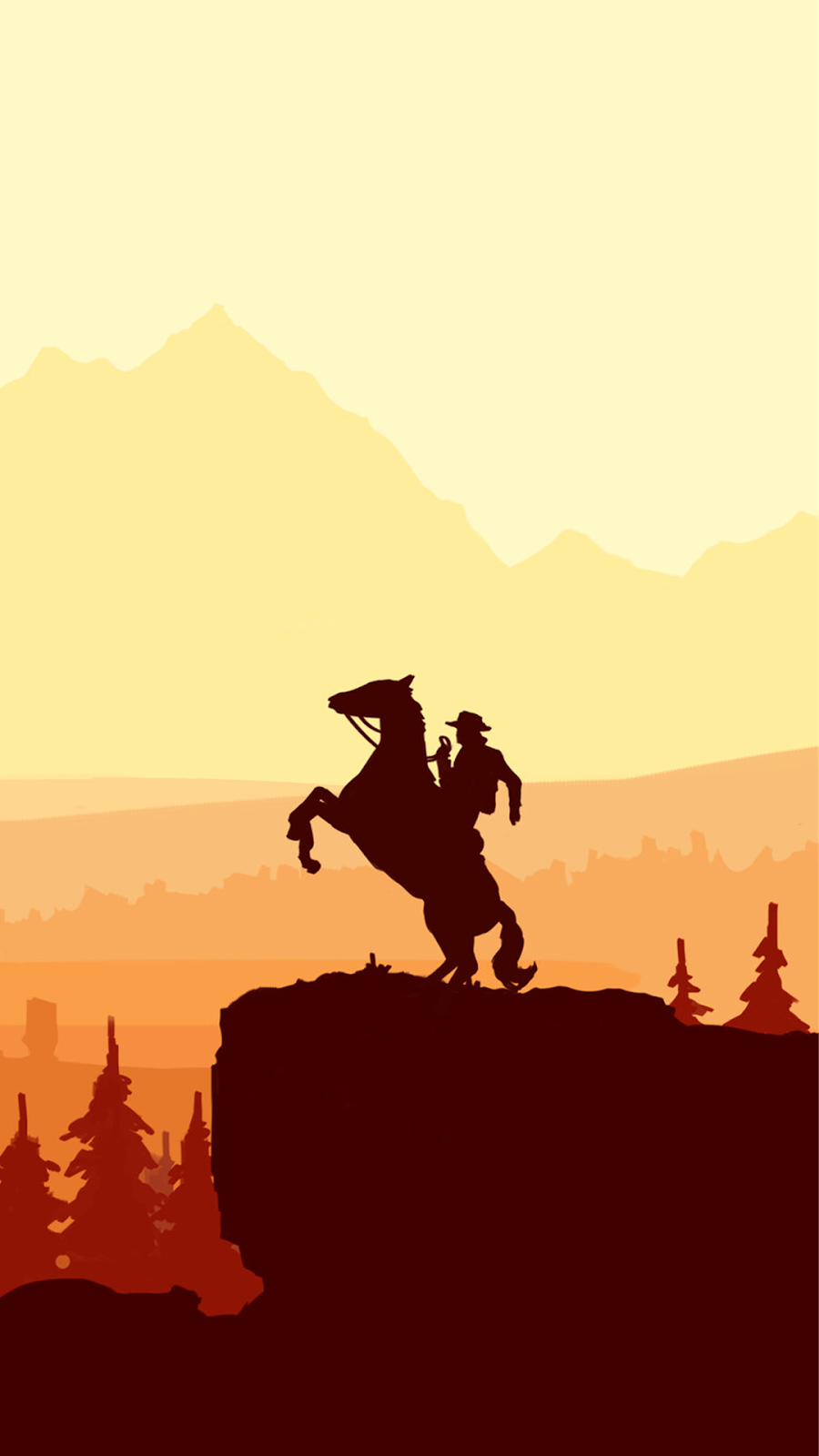 Red Dead Redemption 8k Minimal Wallpapers