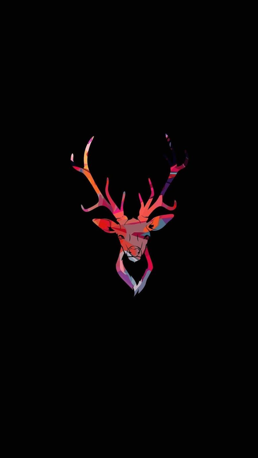 Red Deer Skull Wallpapers