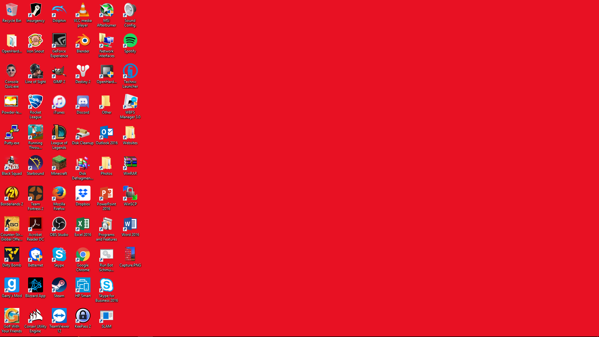 Red Desktop Background