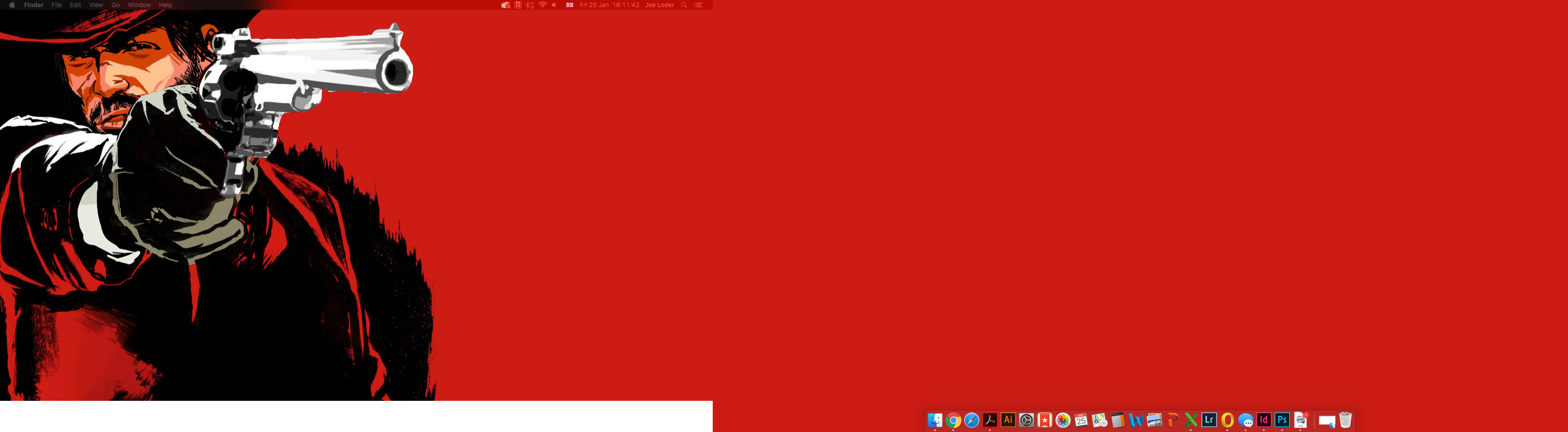 Red Dual Screen Wallpapers