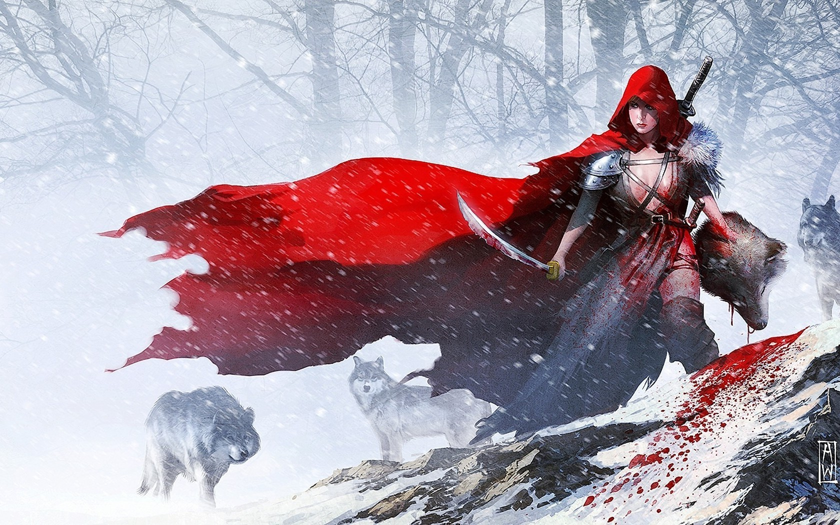 Red Fantasy Wallpapers