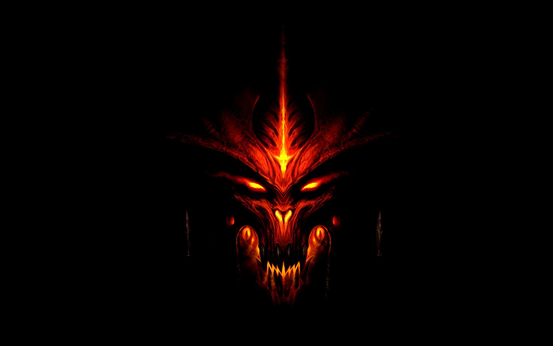 Red Flame Skull Wallpapers