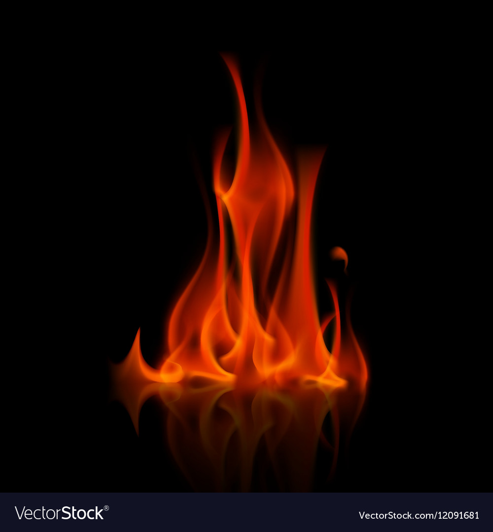 Red Flames Background