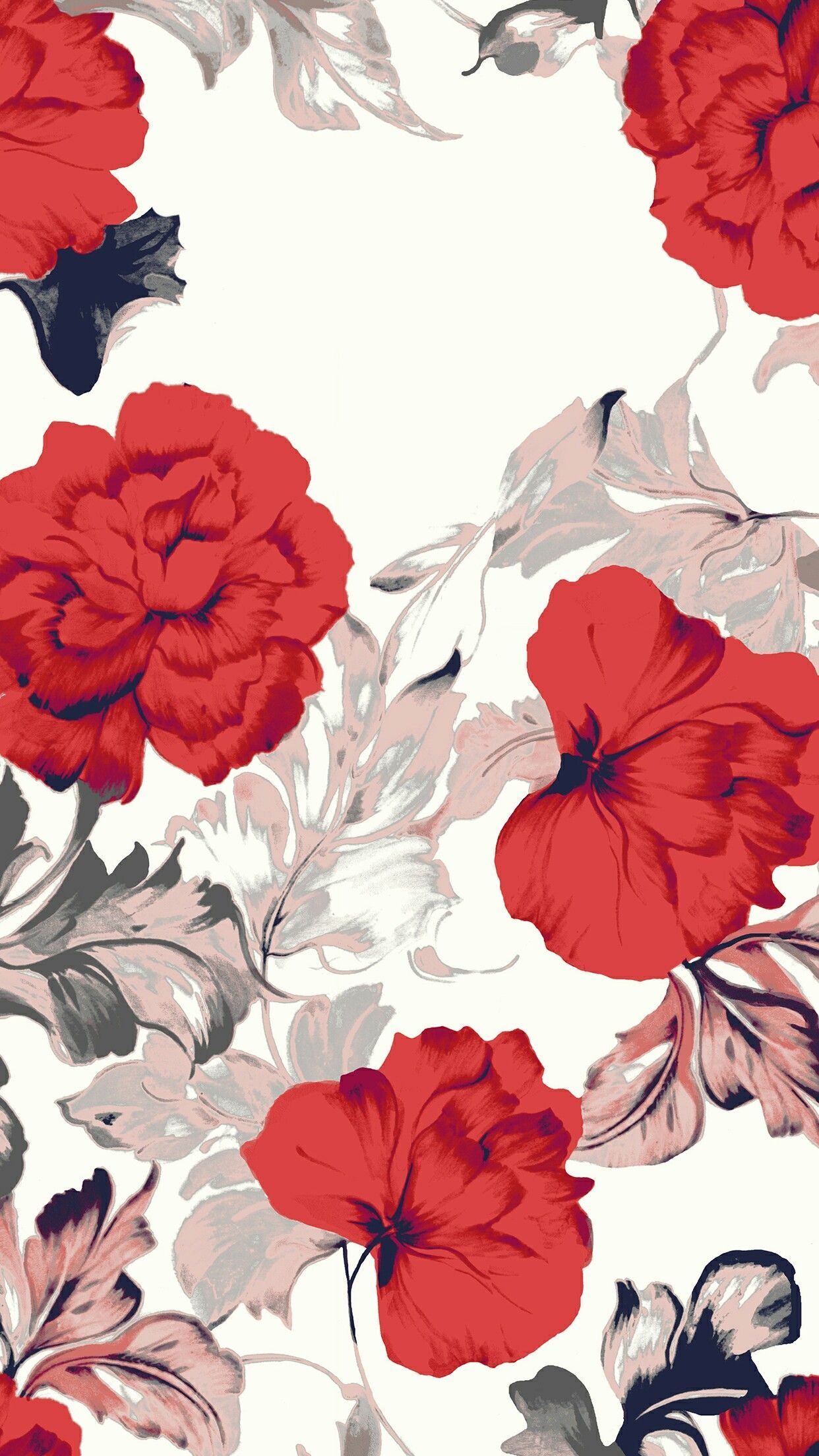Red Flower Iphone Wallpapers