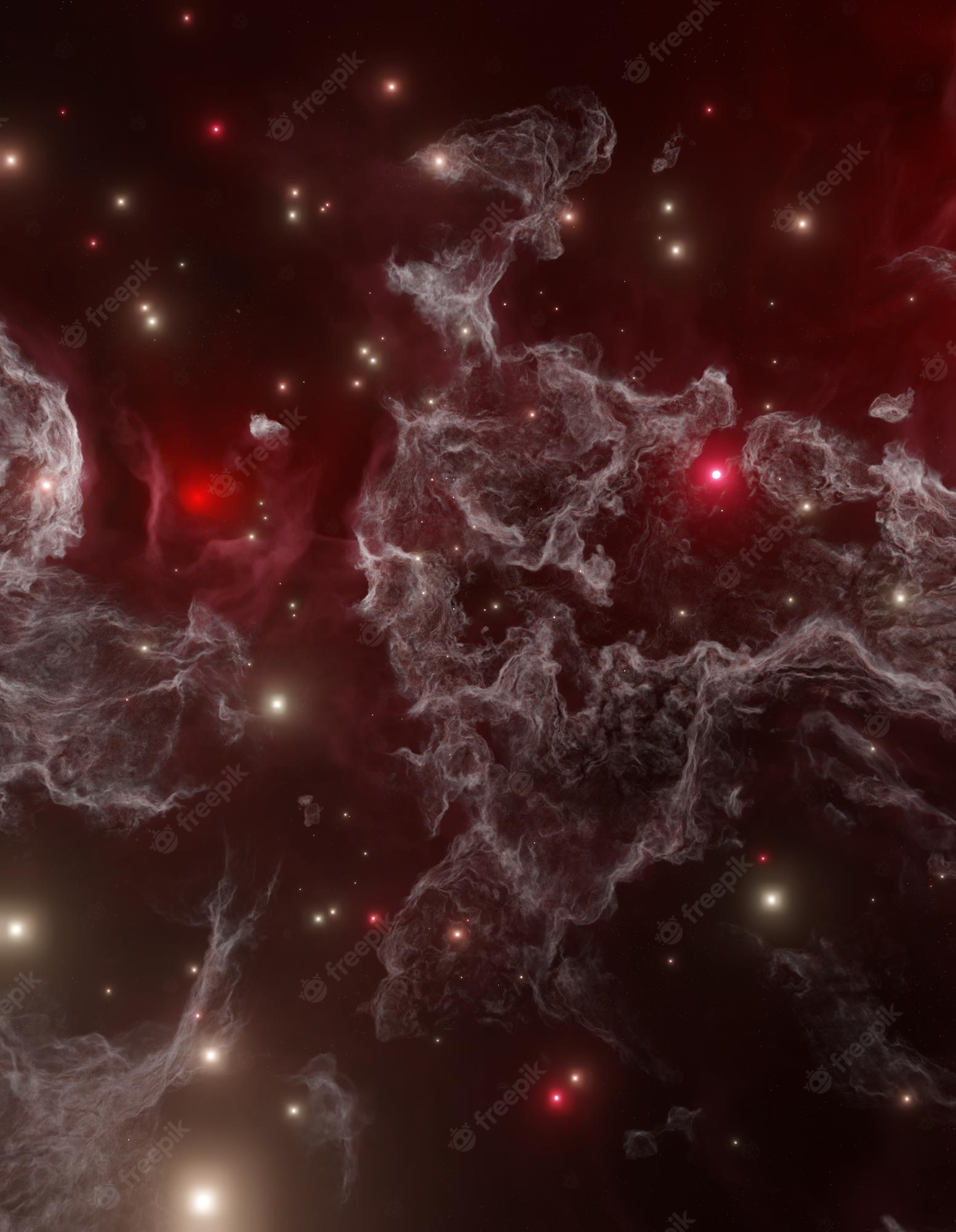 Red Galaxy Space Wallpapers