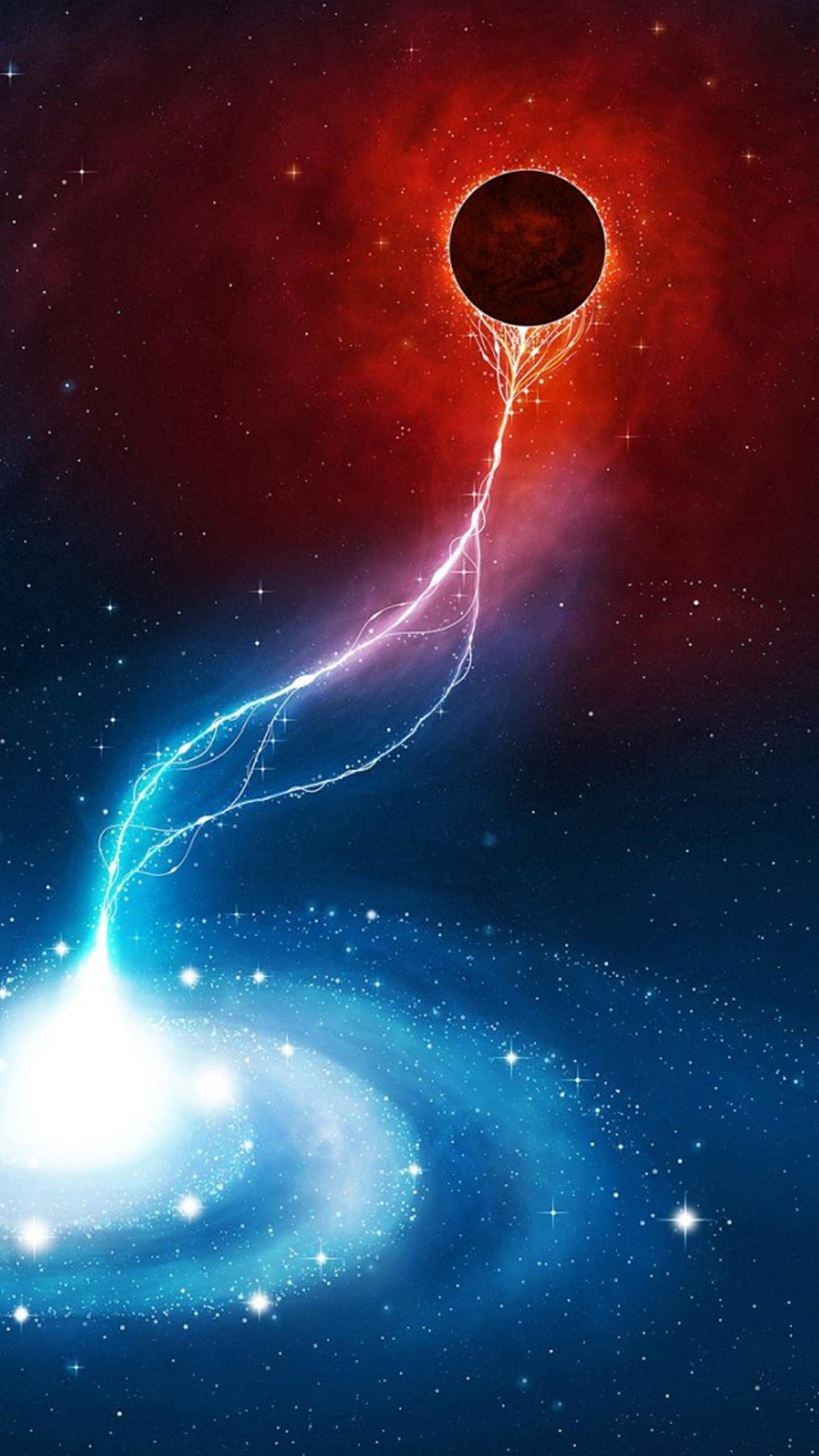 Red Galaxy Space Wallpapers