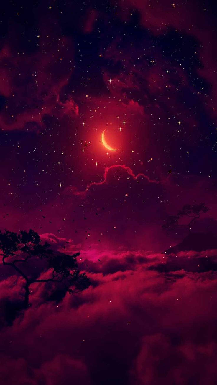 Red Galaxy Space Wallpapers