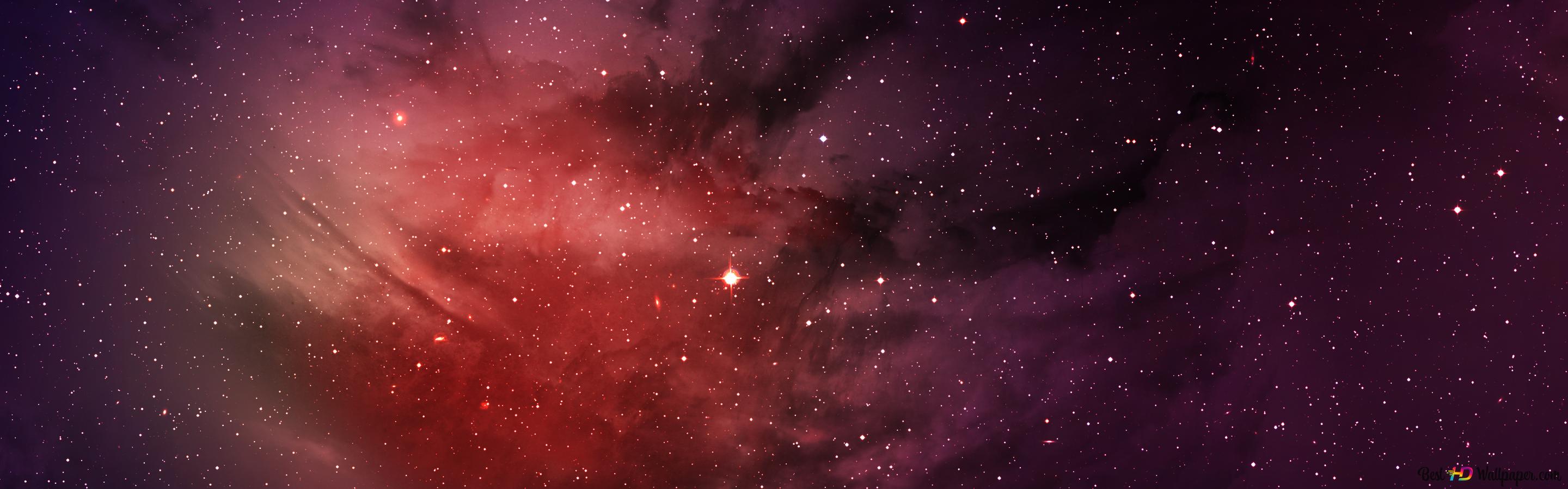 Red Galaxy Space Wallpapers