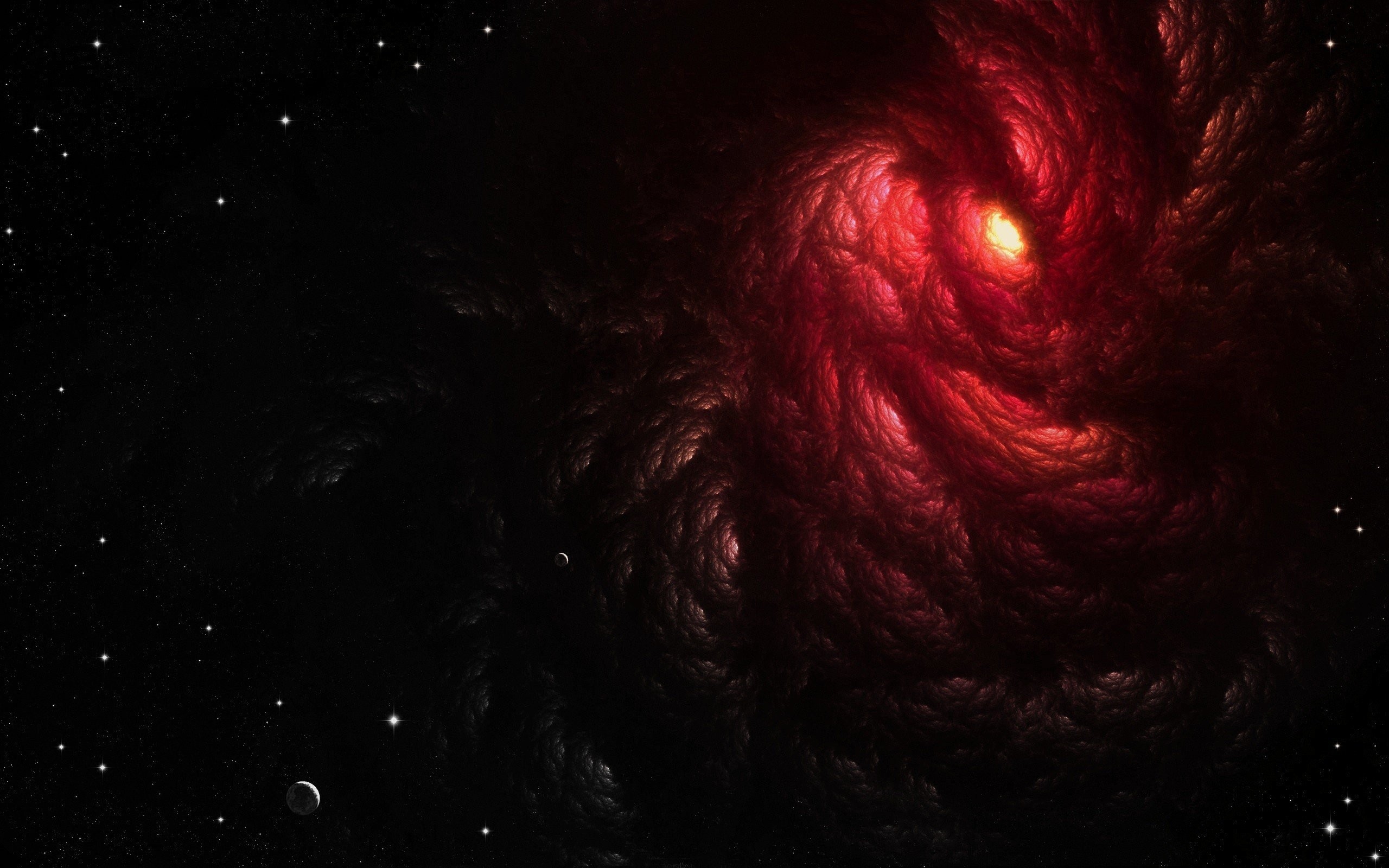 Red Galaxy Space Wallpapers