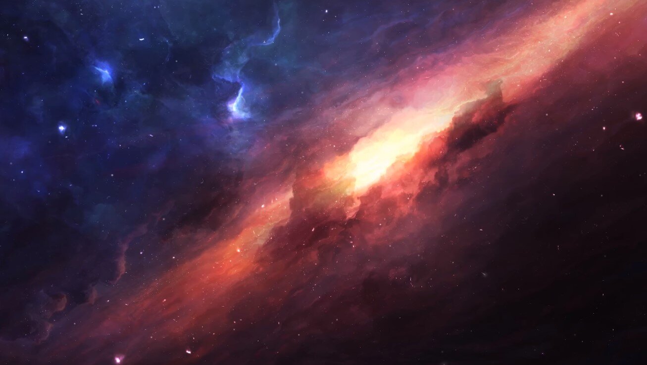 Red Galaxy Space Wallpapers