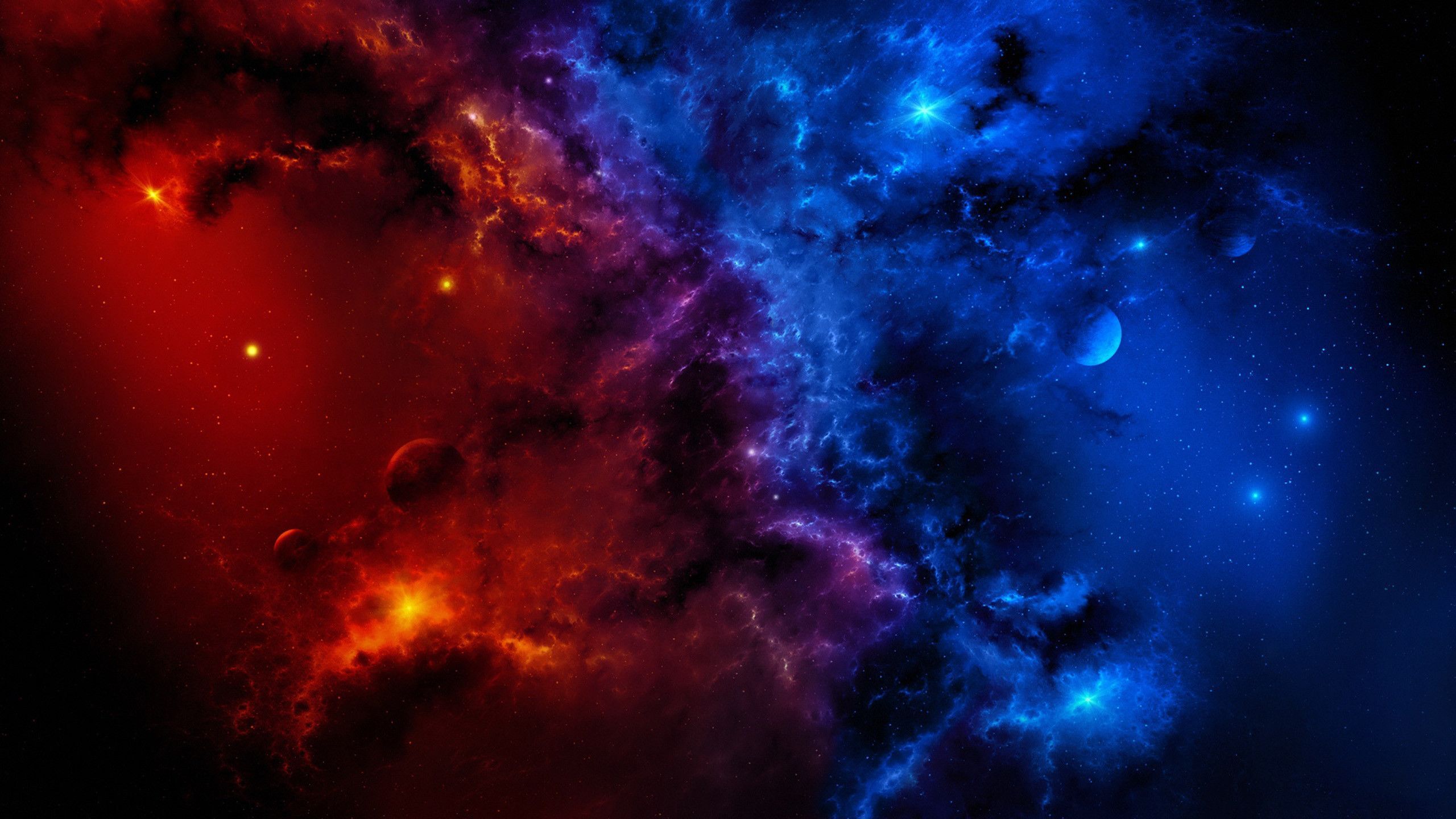 Red Galaxy Space Wallpapers