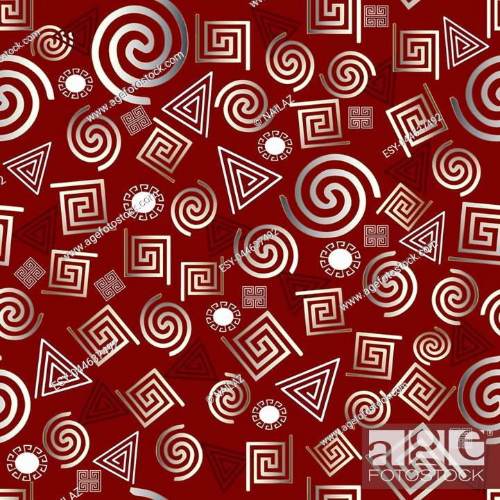 Red Geometric Shapes Wallpapers