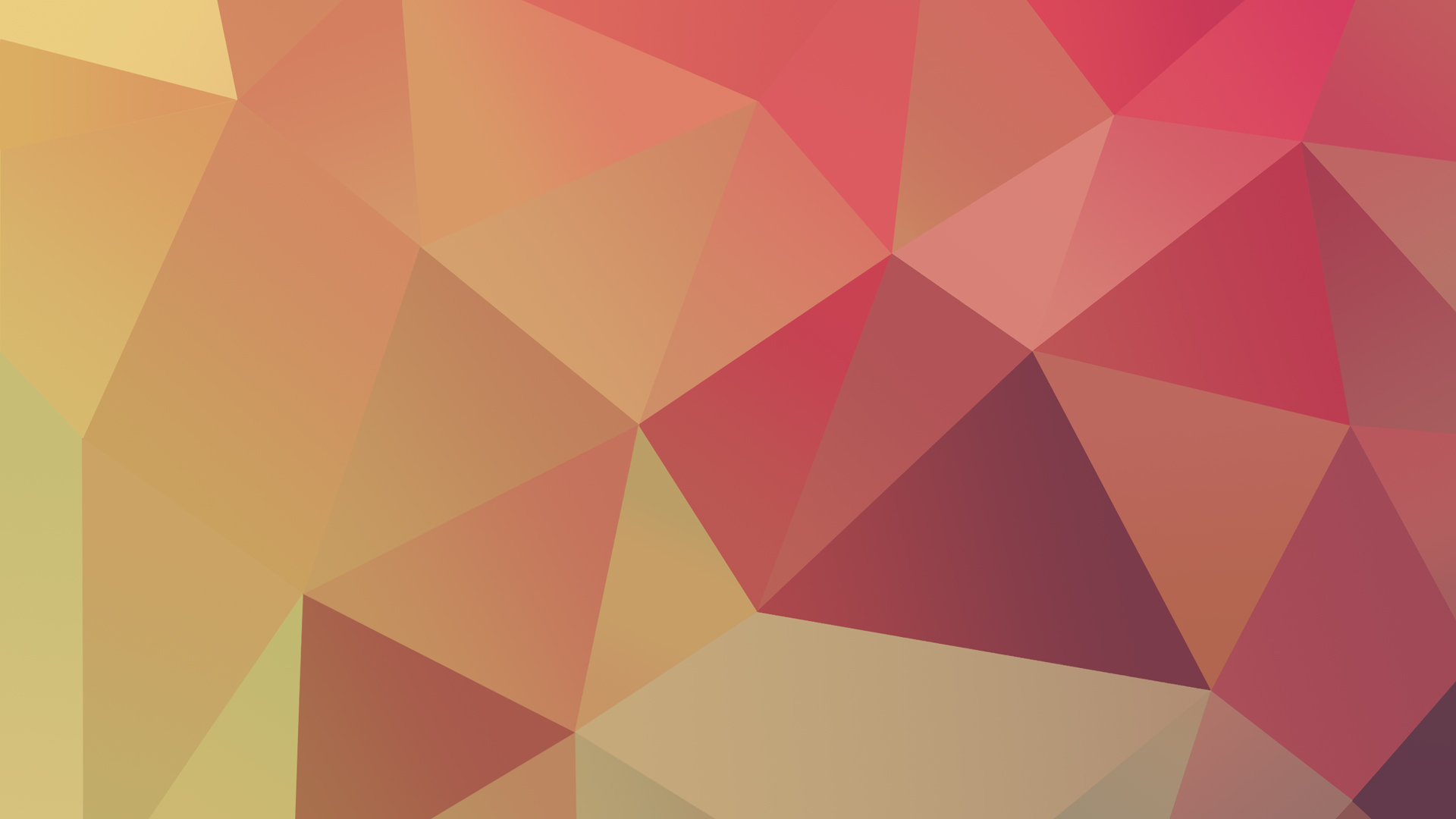 Red Geometric Shapes Wallpapers