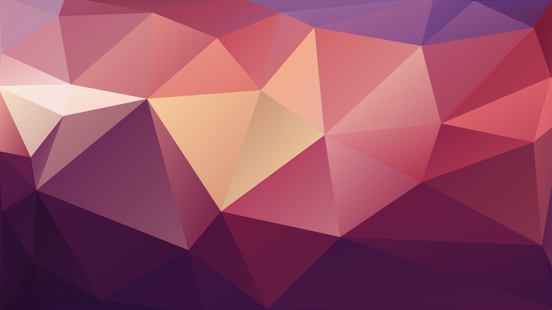 Red Geometric Shapes Wallpapers