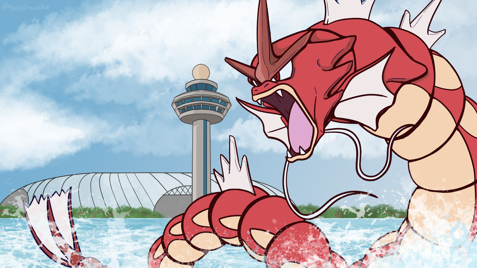 Red Gyarados Wallpapers