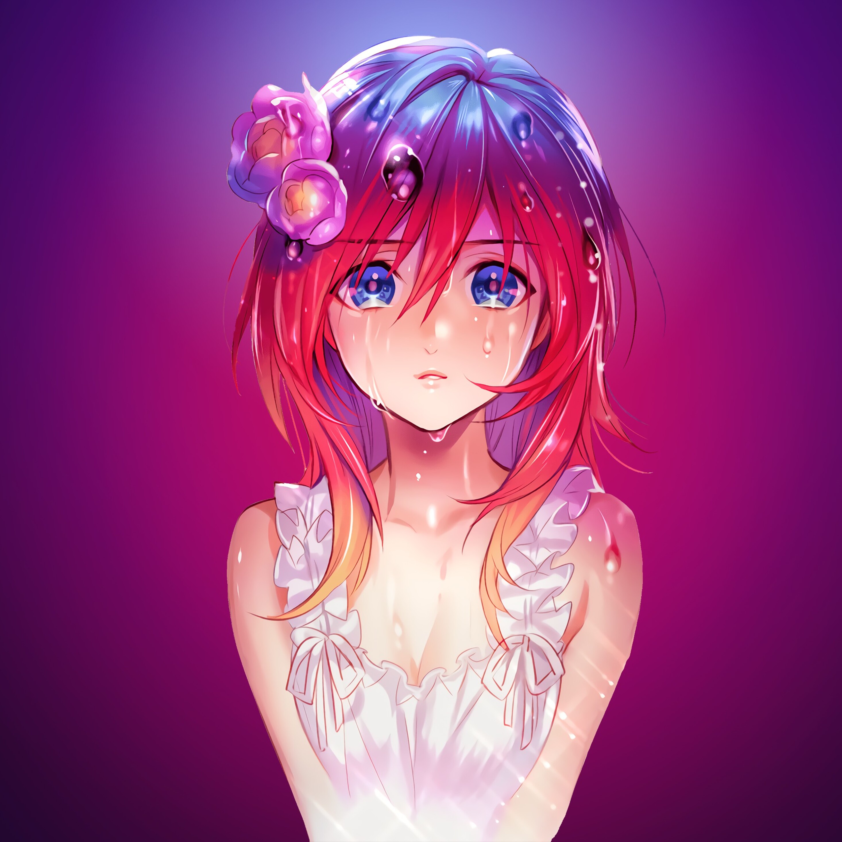 Red Hair Anime Girl Wallpapers