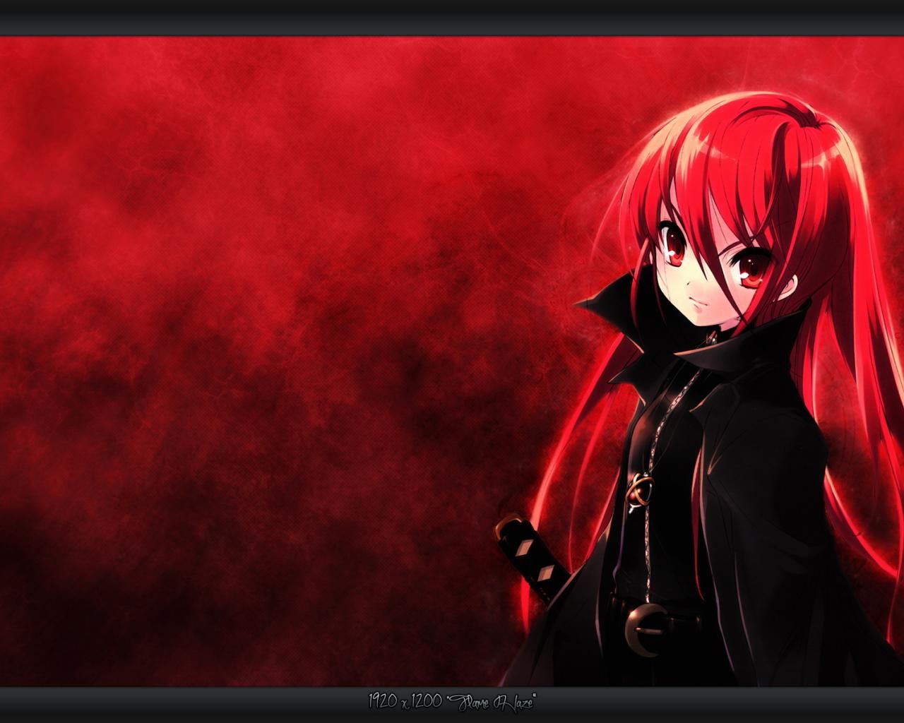 Red Hair Anime Girl Wallpapers