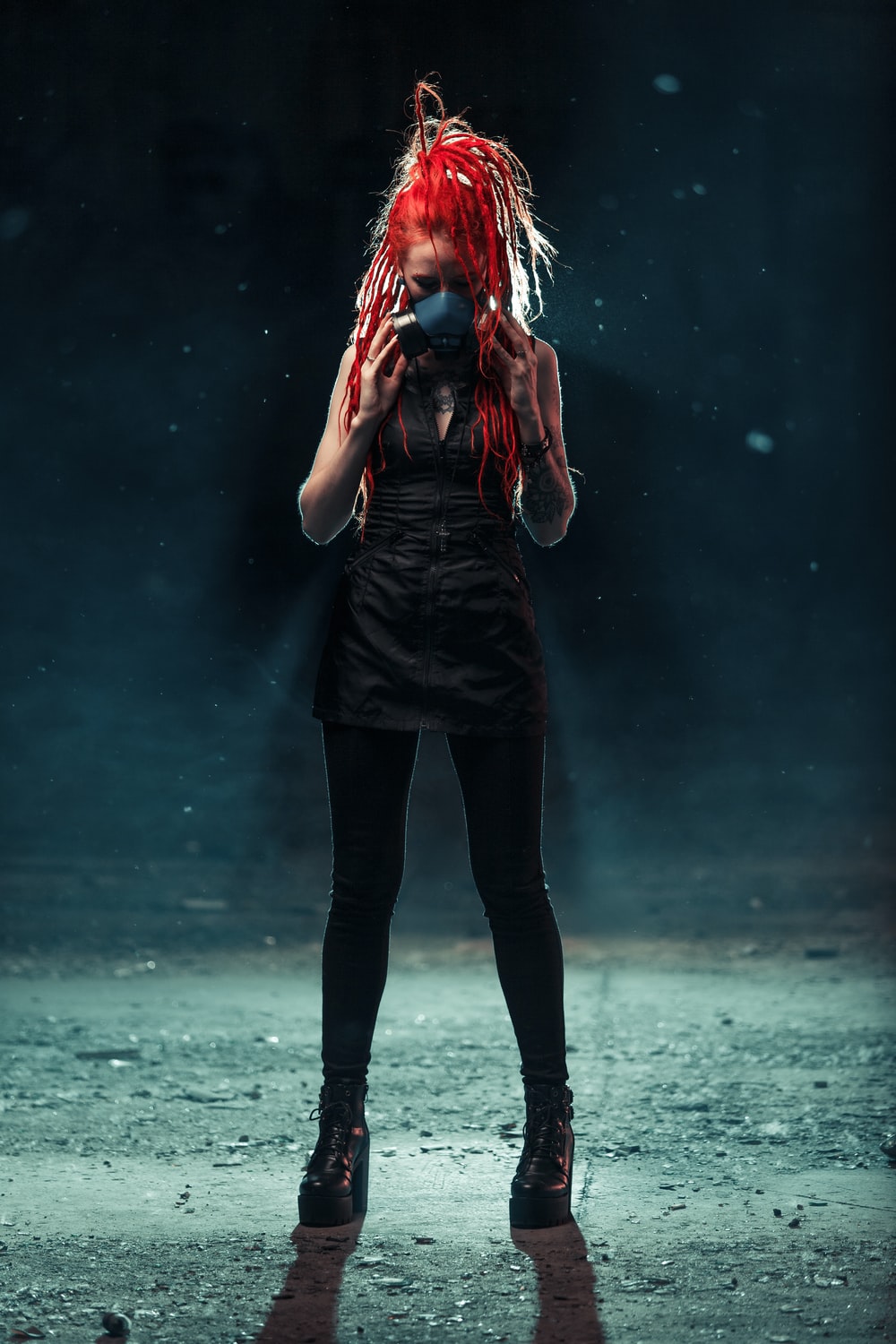 Red Hair Cyberpunk Girl Wallpapers