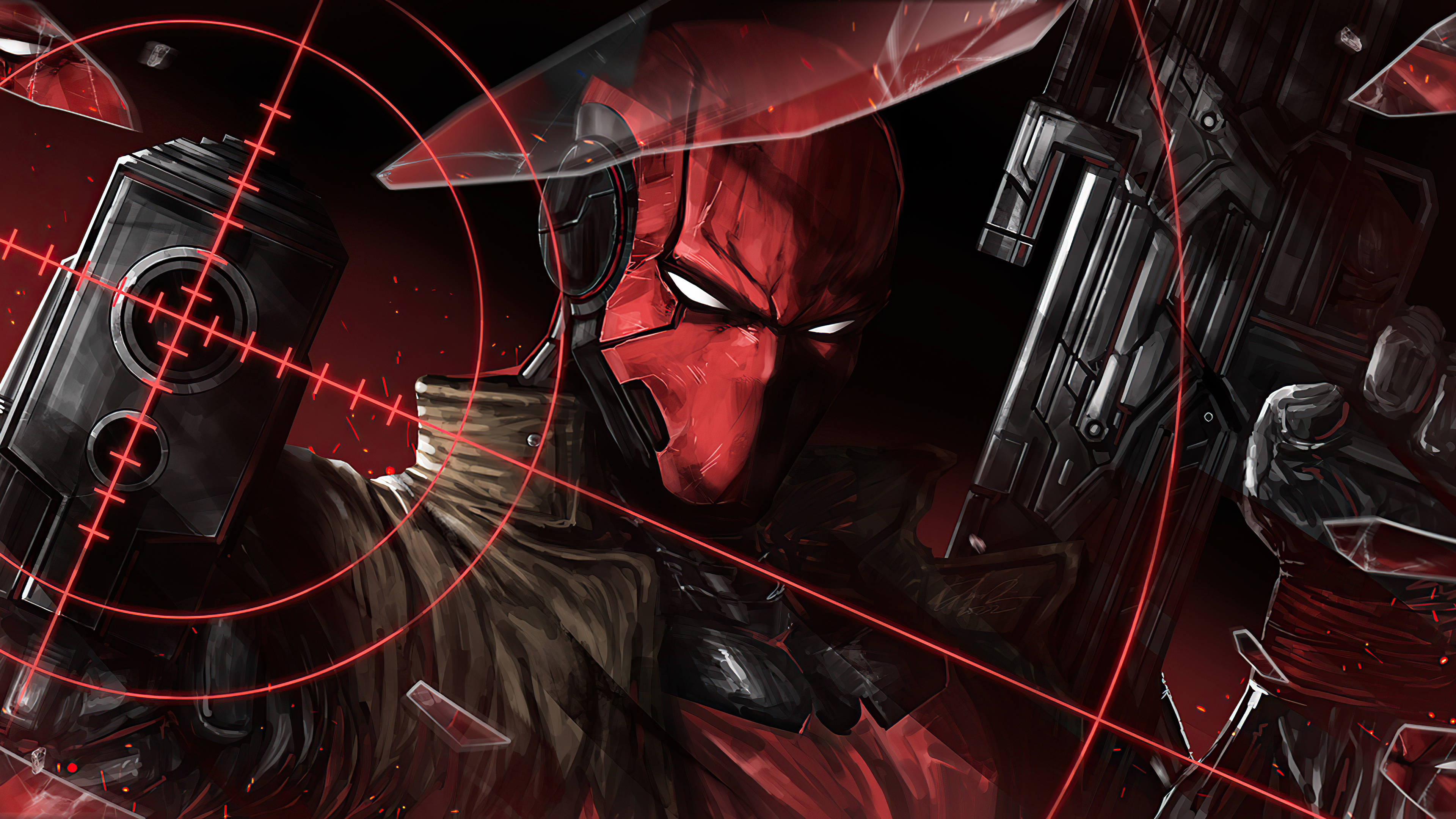 Red Hood 4K Art Wallpapers