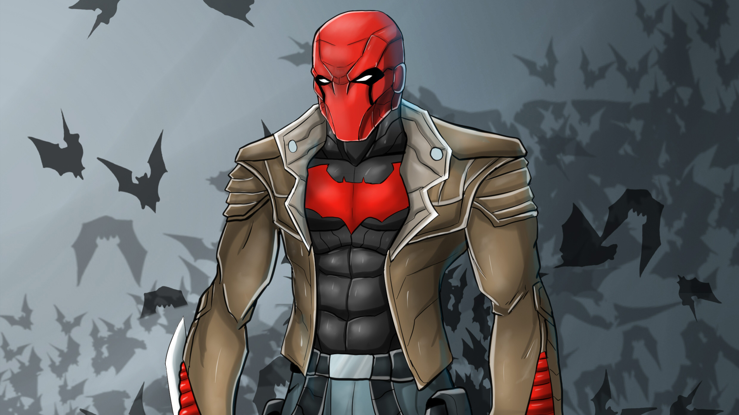 Red Hood 4K Concept Art Wallpapers